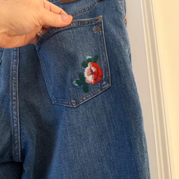 Madewell The High-Rise Slim Boyjean: Embroidered Edition - Picture 6 of 7
